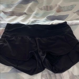 Lululemon black speed up short